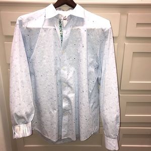 Robert Graham Men's Light Blue Long Sleeve 2XL